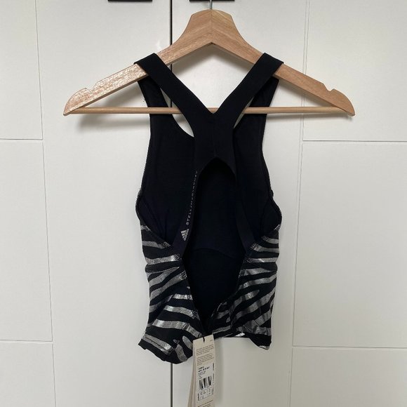 ⭐️HP⭐️ Adidas Stella McCartney Print Crop Top - Picture 4 of 9